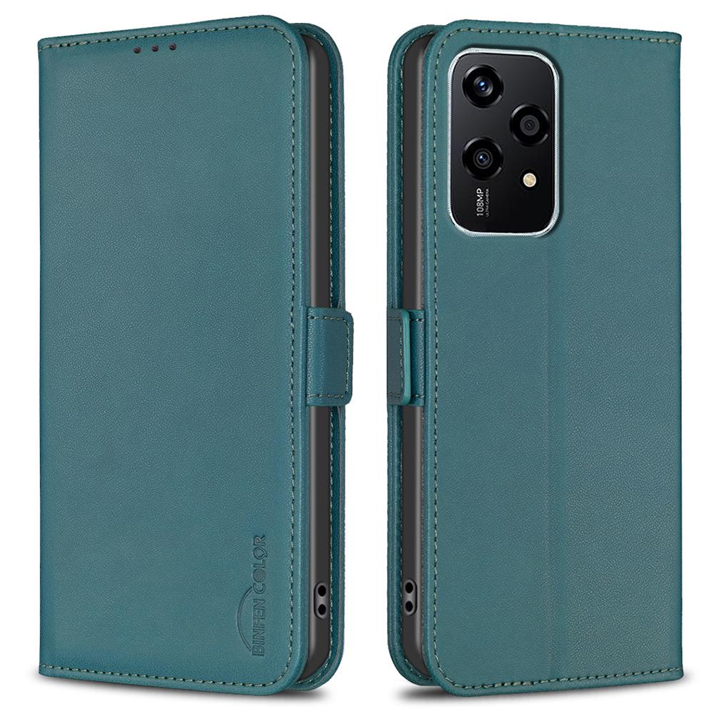 BINFEN COLOR BF31 For Honor 200 Lite Case PU Leather Phone Wallet Cover