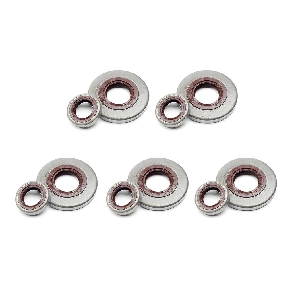 10Pcs Small Crankshaft Oil Seal Sealing Cylinder Crankcase Gasket Kit For MS381 MS382 MS380 Chainsaw Garden Tools