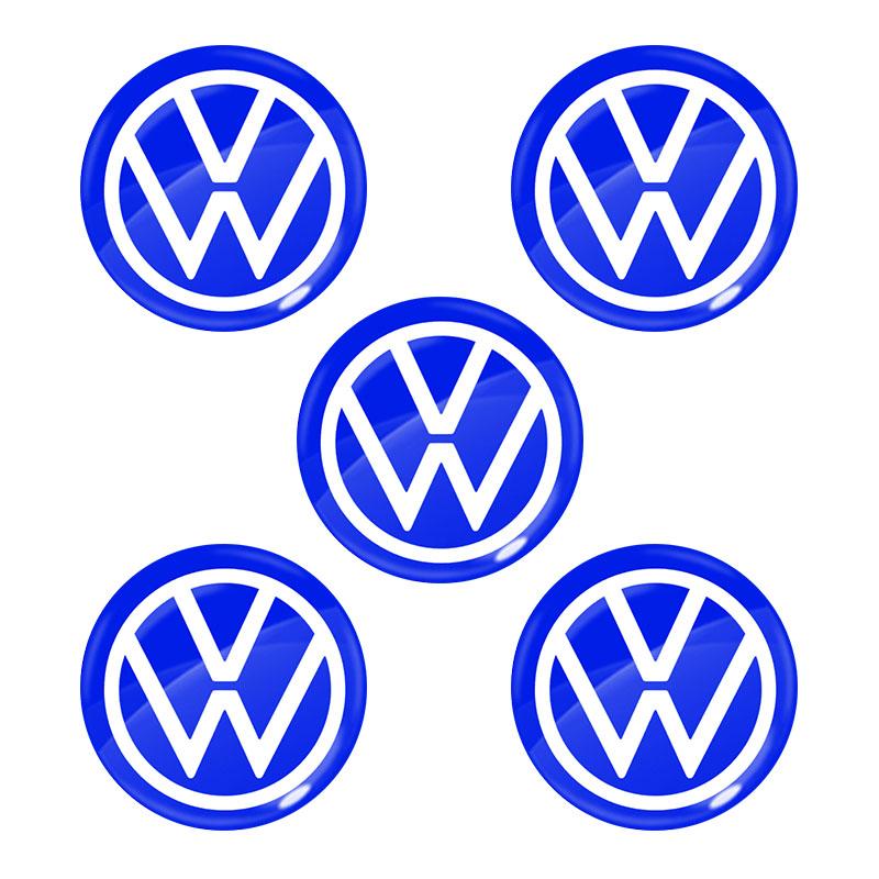 2026 Hot For Volkswagen VW 14mm Car Key Emblem Stickers Auto Control Key Logo Decals For Volkswagen Scirocco POLO Tiguan Passat