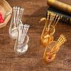 Elegant Swan Tableware Set Luxury Dessert Cake Forks Swan Holder Coffee Spoons  Daily Use