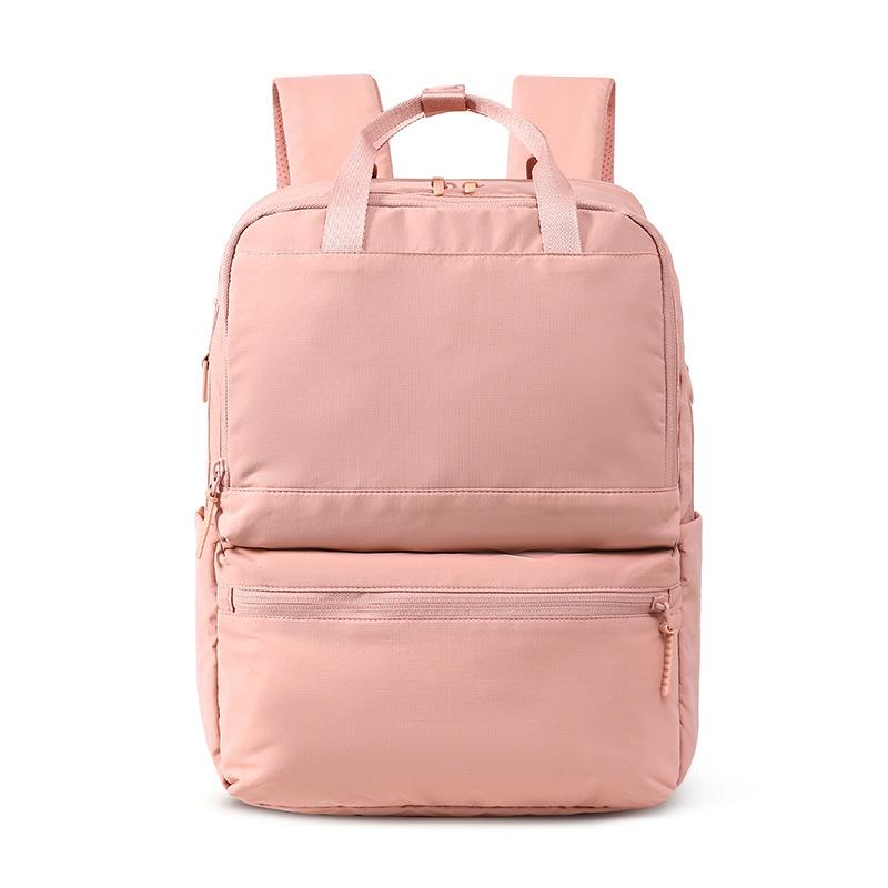 Schoolbag New Multifunctional Large Capacity Backpack Men's and Women's Outdoor Travel Practical and Lightweight Solid Color Versatile Computer 