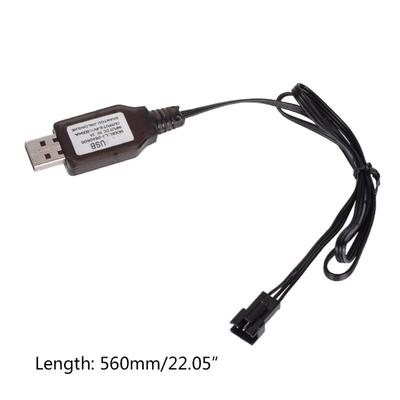 6,4 V/7,4 V 500 mA Ladegerät Li-i SM-3P RC Spielzeug Fernbedienung positiv tragbar USB