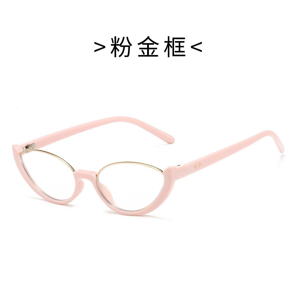 Trendy Cat Eye Glasses For Women  Stylish Clear Lens Anti-Blue Light Eyewear With Unique Decor  Prescription Ready Frames