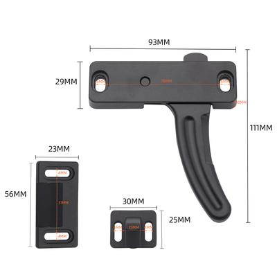 Nouveau Kit de Verrou de Fenêtre de Porte d'Écran Poignée Droite Pour Camping-car Motorhome Remorque