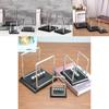 Modern Simple Plastic Newton's Cradle Physics Decor Stress Relief Desk Toy With Black Base