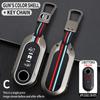 Zinc Alloy Car Key Case Cover Shell Fob for FIAT 500 Ducato Panda Punto 500L Lancia Musa for Citroen Jumper for Peugeot Boxer