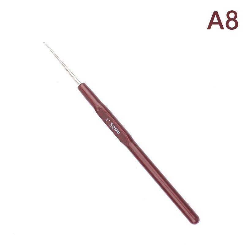Crochet Hook 0.5-2.5MM Micro Hook Needles For Wig Making Crochet Locs Braids Weaving Needle Tools