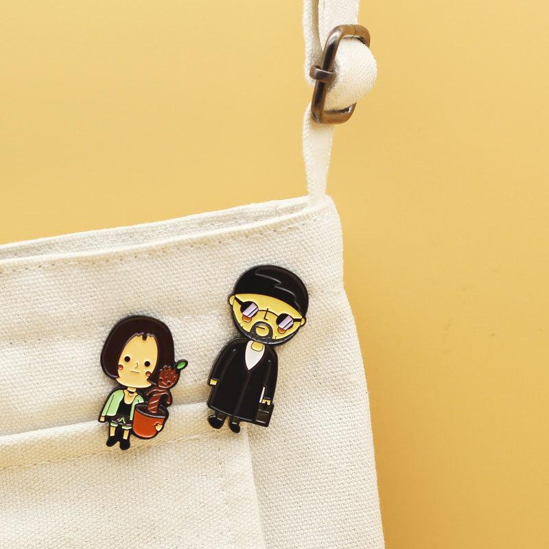 Cute Duck Anime Enamel Pins Funny Book Coffee Metal Brooches Collect Lapel Badges Men Women Fashion Backpack Decoration Gift C4G