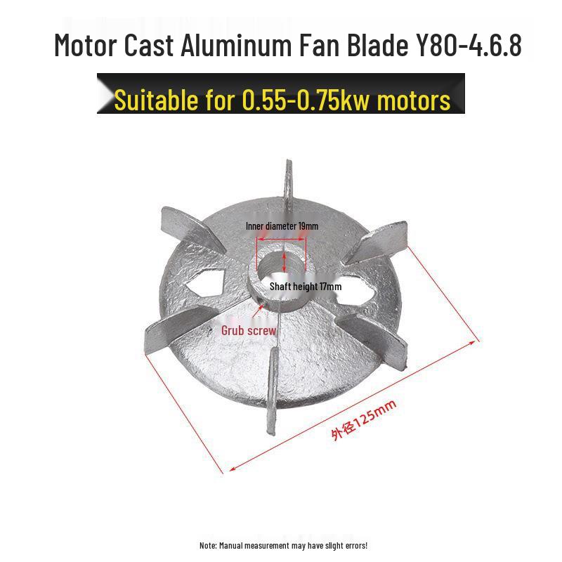 Y Motor High-Temperature Resistant Aluminum Alloy Fan Blade for Cooling (250-315)