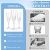 12 Pcs White Plastic Champagne Flutes - Durable, Bulk Glasses for Weddings, Parties & Everyday Use