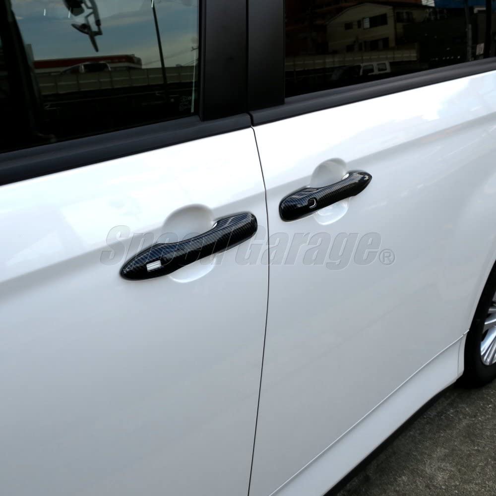 Speed Garage Toyota Noah Voxy 90 Series Dedicated Door Handle Cover Garnish Carbon Pattern for TOYOTA NOA VOXY Custom Parts Dress-up