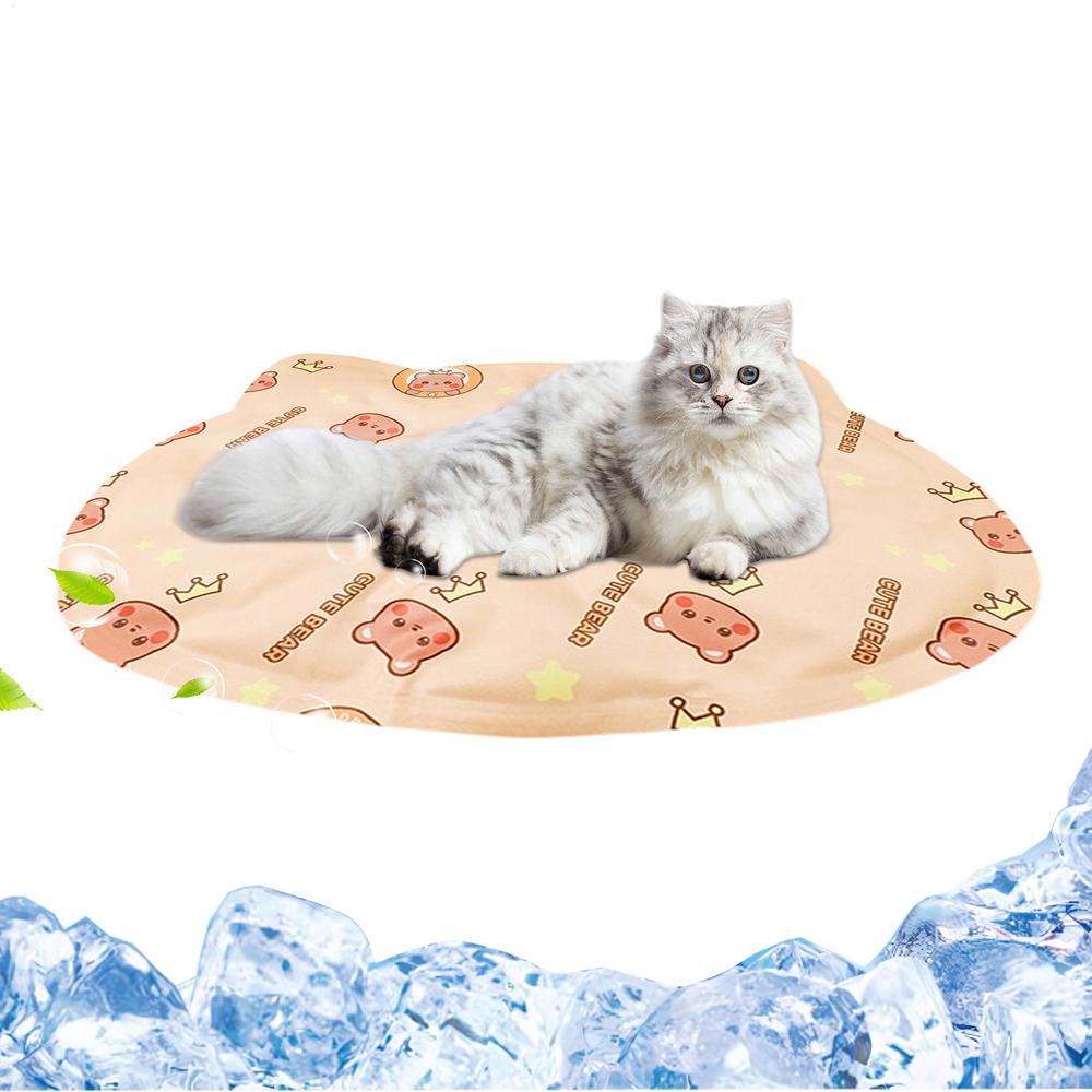 Cat Cooling Mat Summer Cats Resting Pad Gel Cooling Mat For Indoor Living Room Bedroom Windowsill Road Trip Vacation Travel