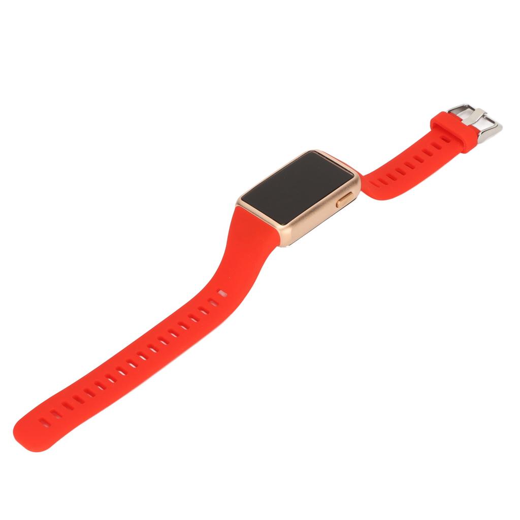 Smart Watch Alloy Silicone Glass 210mah 30m Waterproof LED Fitness Watch for Family Friendly Colleagues
