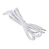 5pcs Replacement Electrode Wires 2.35mm 2 Pin Connector Electrodes Lead Wire for TENS Massager White