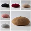 Warm Painter Cap Elastic Artistic Hat Fashion British Beanie Hat  Ladies