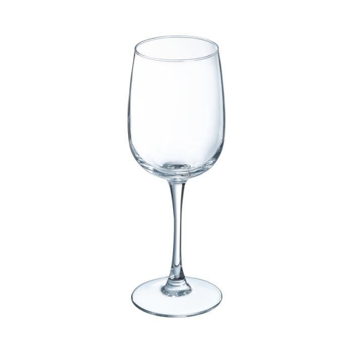 Verre à pied - VERSAILLES - Lot de 6 - 36 cl - Verre Ultra Transparent - Compatible lave-vaisselle