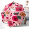 1pc Christmas Cats Automatic Open/close, All-Season Portable Folding Umbrella, Travel, Everyday, Formal Events - Compact Luxury Parasol, Outdoor Acces