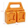 Yellow ABS Battery Holder Rack For 18V DCB200 DCB203/DCB205 Li-ion Battery Storage Organizer Power Tool Accessories