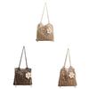 Stylish Woven Mesh Shoulder Bag For Summer Beach Vacation And Casual Outings