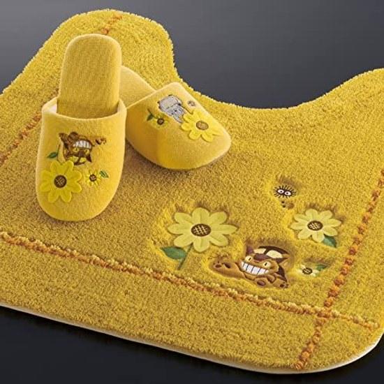 Senko Tonari No Totoro Flower Bus Stop Slippers Free Size Yellow 66798