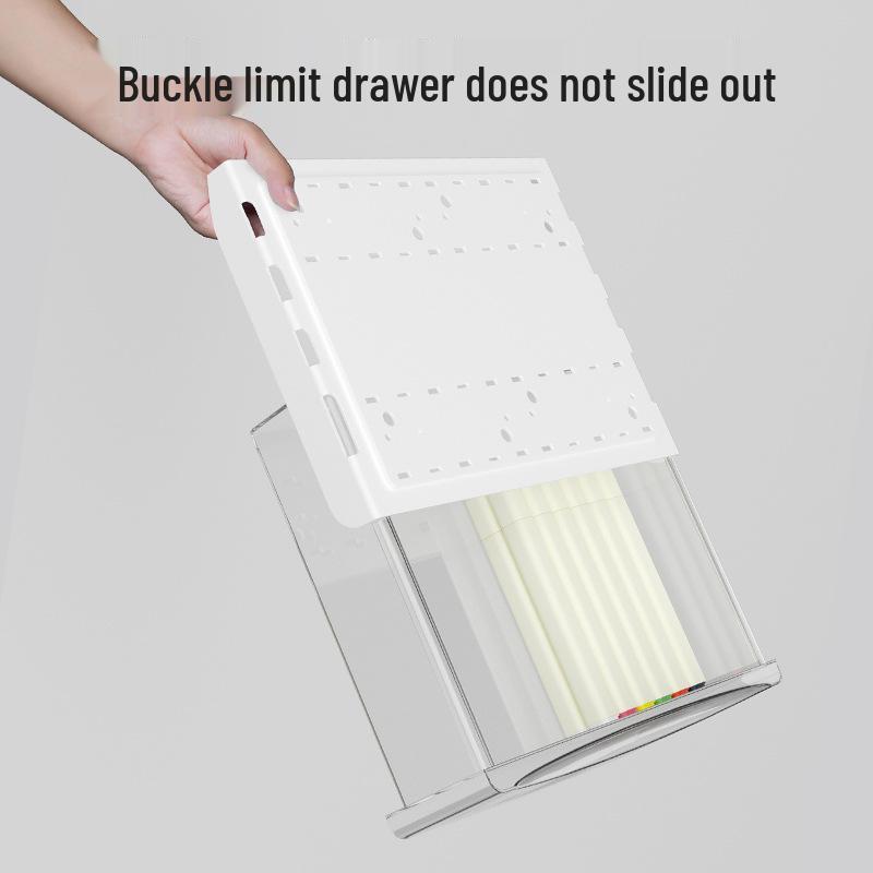 Adjustable Under-Desk Drawer: No Nails, No Drilling, Invisible Storage for Home or Office