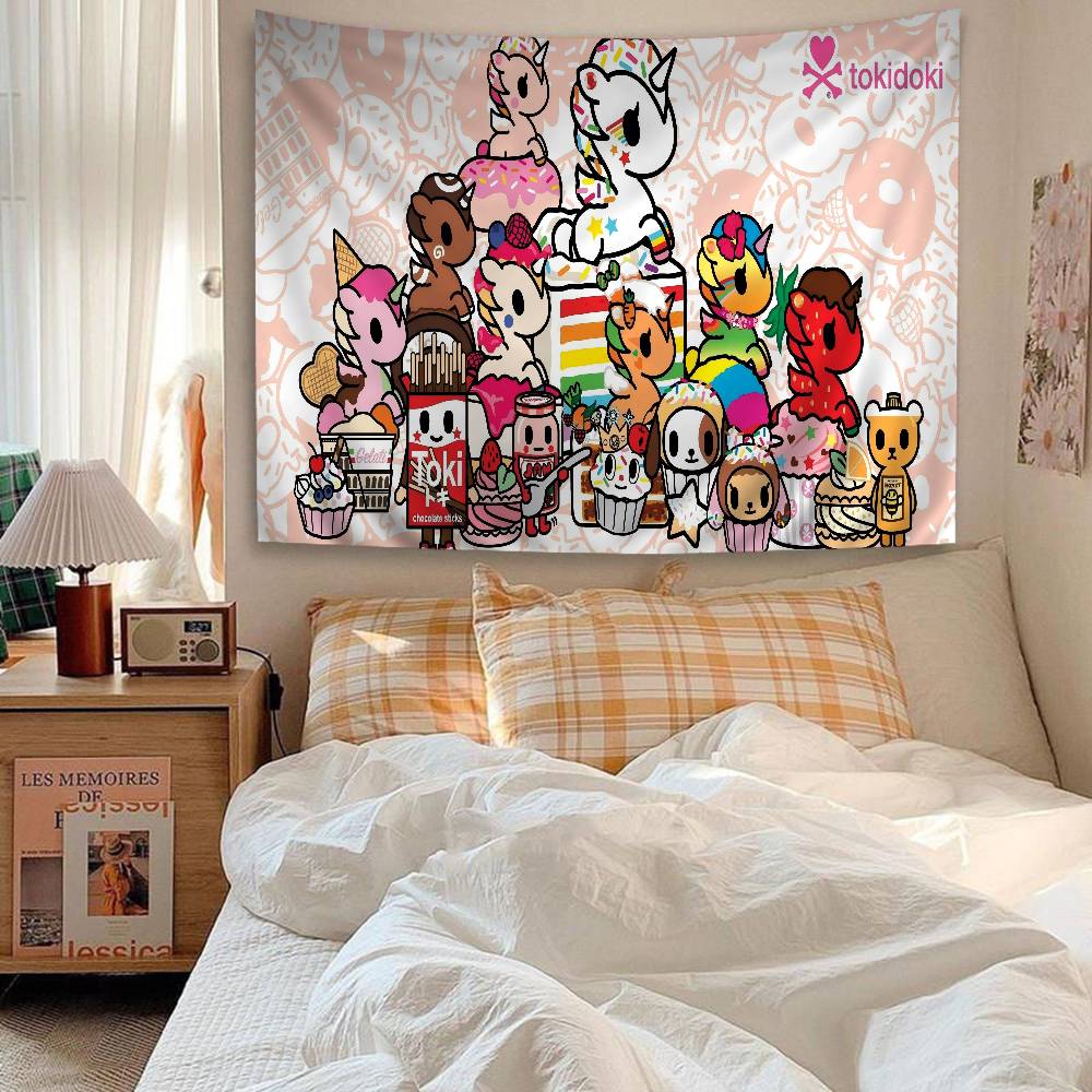 Famous Brand Kawaii T-Tokidoki Hippie Wall Hanging Tapestries For Living Room Home Dorm Decor Art Home Decor
