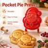 Lebensmittelechte Weihnachts-Mini-Kuchenpresse Form Geprägte Schokoladenkuchen Backwerkzeug Geschenkidee