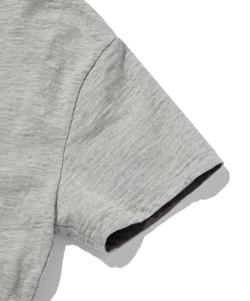 Seuweideu Textured Layered Tee [Gray]