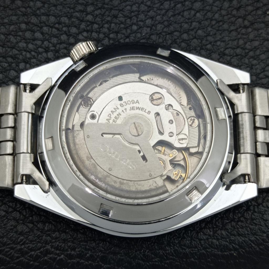 MENS VINTAGE REFURBISHED SEIKO 5 AUTOMATIC JAPAN GREY COLOR DIAL WATCH a440475-d Sk-a440475-2