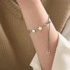 Simple Star Bracelet Metal Link Chain Charm Bracelet Fashion Adjustable Bangles Statement Jewelry for Women Girls