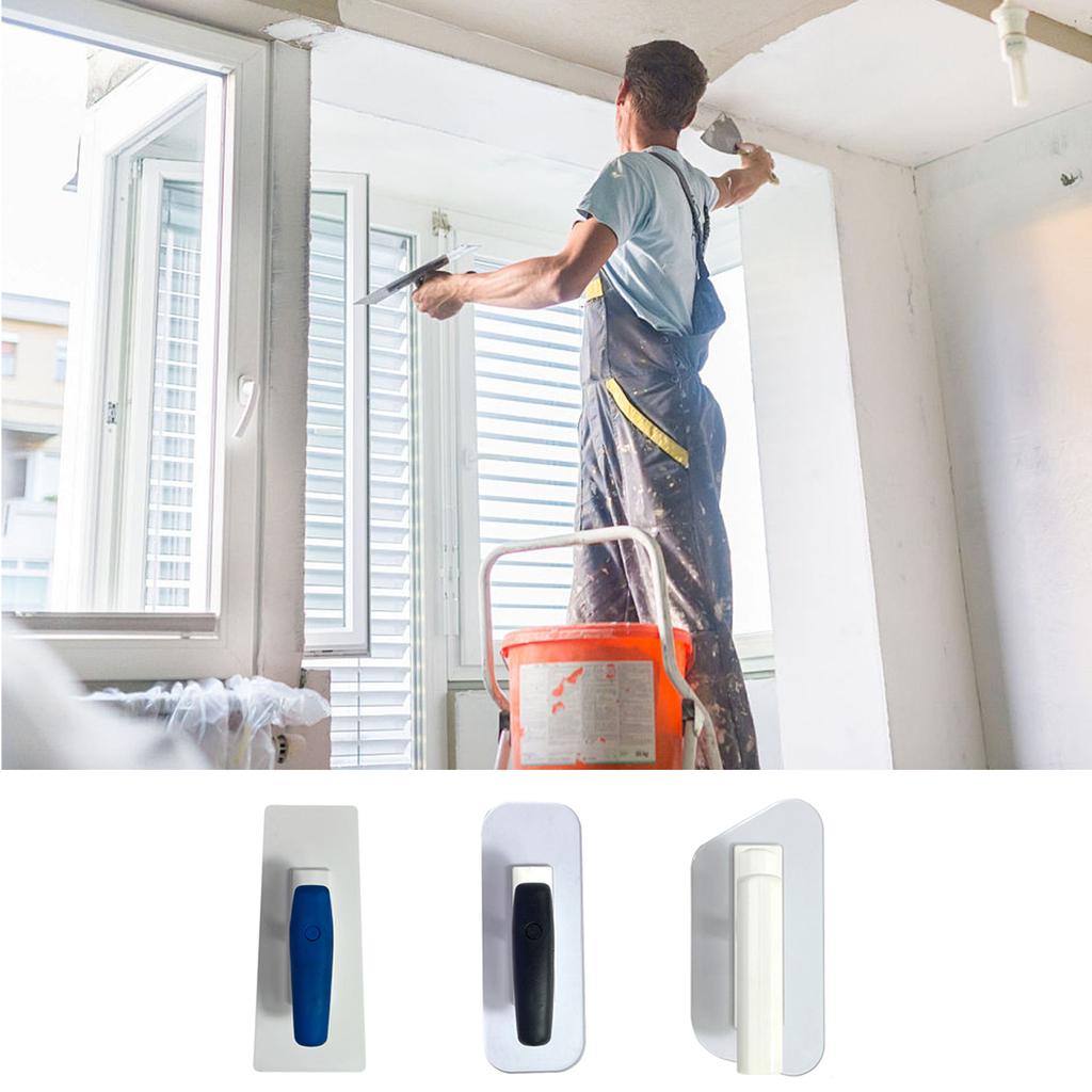 Plastglättare med bekvämt grepphandtag Plastavslutningsglättare Lämplig för att skrapa Gips Färg Väggar Färg