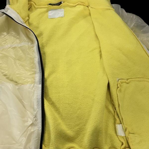 By Tass Standard Layered Cotton × Nylon Clear Hoodie Men’s L Yellow Jacket(USED)