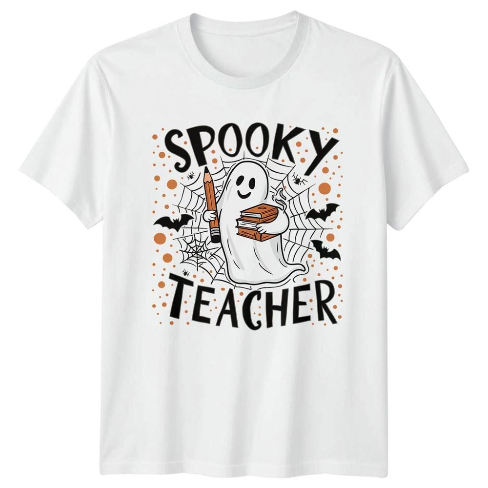 Spooky Teacher Halloween Education Unisexs TShirt Unisexs Tee Graphic Unisex S