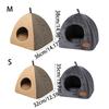 Cat Bed for Indoor Cat Small Dog Warm Bed House Washable Puppy Tent Bed Kitten Cave Removable Cushion