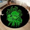 Feid Round Area Rug,Carpet Rug for Living Room Bedroom Sofa Playroom Decor,Non-slip Floor Mat