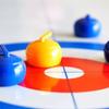 Puzzle Curling Table Parent Children Game Mini Curling Board Game  for Adults, Kids
