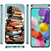 Read Books illustration Reading Phone Case For Samsung Galaxy A12 A52S A42 A32 A22 A51 A50 Note 20 Ultra 10 S10 Plus A71 A70 A31