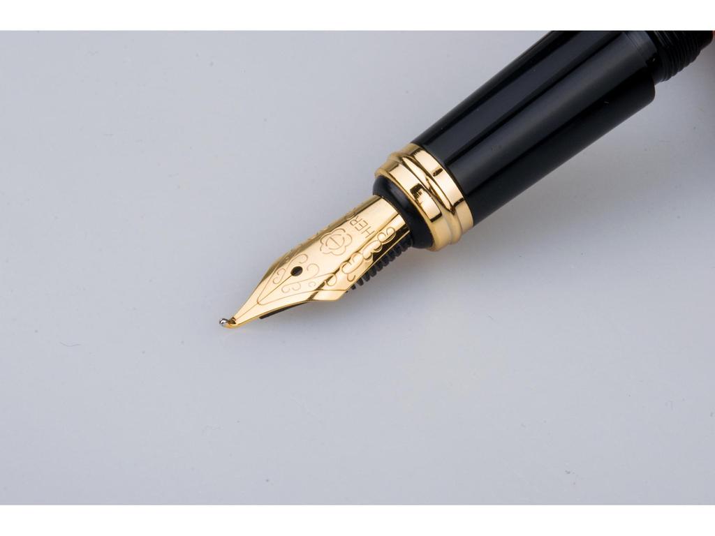 Hero 1078 Ballpoint Pen Set: Includes Fine, Art, and Bent Nibs with Ink In a Gift Box, Custom Engraving Available.