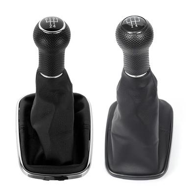 For Volkswagen Vw Golf 2 3 4 Cabrio Polo 6N1 6N2 Passat 35I Car 5 Speed Gear Shift Knob Lever Gaiter Boot Leather Cover