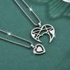 Titanium Steel Love Couple Long Necklace Men And Women Fashion Versatile Punk Men And Women Friends Sweater Chain Tide