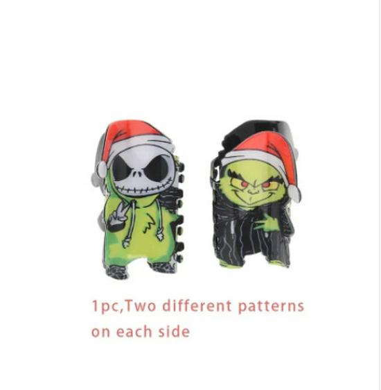 

YHJ Хэллоуин и Рождество Зажим-краб для волос с привидением для причесок