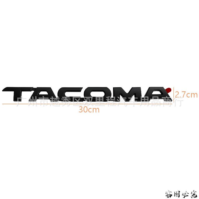 Applicable To Tantu Logo TACOMA Toyota Pickup Truck Label Takuma Modified Rear ABS Car Side Label