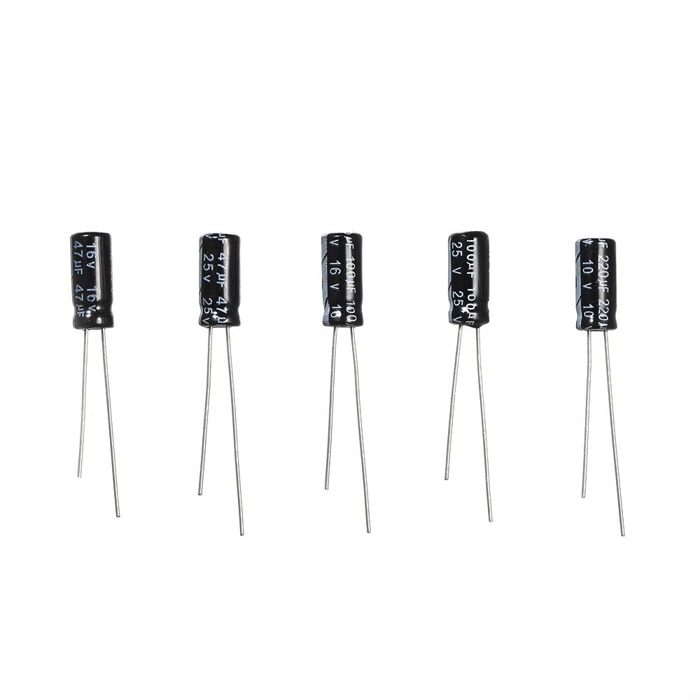 200PCS 15Values Electrolytic Capacitors Kit with Box