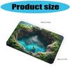 3D Optical Illusion Rug Nonslip Floor Mat for Indoor and Outdoor Use Cave Stone Visual Illusion Doormat for Living Room