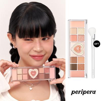 All Take Mood Like Palette + Brush, 02 Peach Heaven, 1 sada