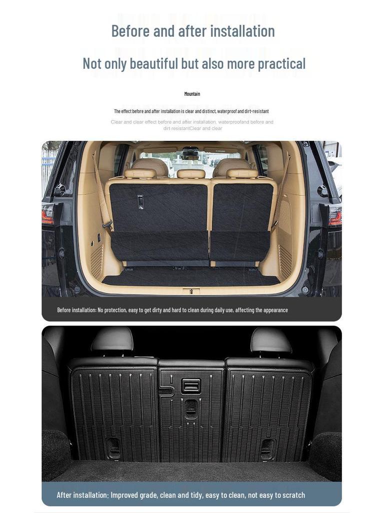 TPE All-Weather Trunk & Seat Back Mat for 25 Lantu Dreamer Models