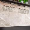 Single-row Design Wine Glass Holder 2/3/4 Slots Wine Glass Storage Shelf  Kitchen Use