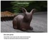 High-Quality Zisha Rabbit Tea Pet: Cute, Creative, and Wealth-Attracting Ornament