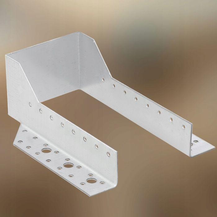 Support De Poteau U - KOTARBAU - Type A - 100 Mm - Acier Galvanisé - Charge Max 19,6 kN