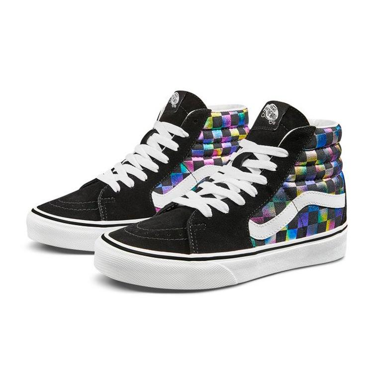 (WMNS) Vans SK8-HI 'Iridescent Checkerboard' Women's VN0A4BV6SRY